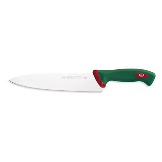 Sanelli Premana Coltello Cucina, Acciaio Inossidabile, Verde, 24 cm