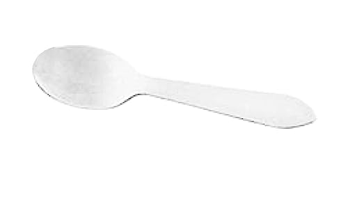 Prime Source 75002677 White Plastic 3 Tasting Spoon - 3000 / CS