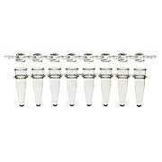 Combo Pack 8-Strip PCR Tubes & Flat Caps, White