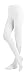 EMEM Apparel Women's Ladies Solid Colored Opaque Dance Ballet Costume Microfiber Footed Tights Stockings Fashion White D