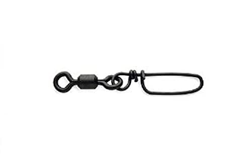 Rosco Black COASTLOCK SNAP Swivel Size 5 - 90lb Test Pack of 2 Swivels RCS-5BL