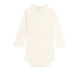 Petit Bateau Body bébé col roulé en coton uni
