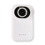 mini action camera 4k hd body camera with 1.47" display | wearable sports camera, portable pocket camera, vlogging camera, travel recording camera & hands-free video recorder, wifi app control (white)