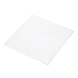 Rebower 203x203x5mm Láminas De Polietileno UHMW Peso Molecular Ultra Alto Lámina Plástica Blanca [Para Hogar Industrial]