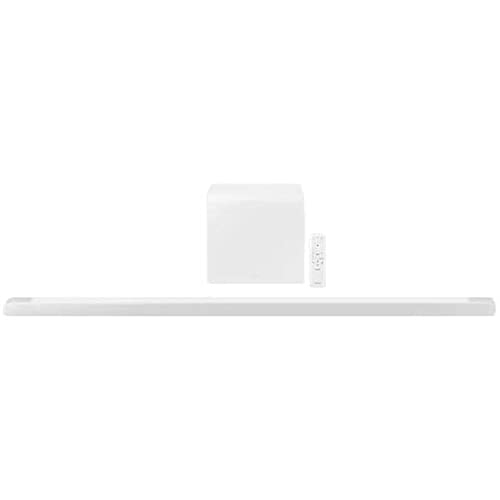 Image of Samsung HW-S801B 3.1.2ch Soundbar w /Dolby Atmos /DTS:X, White 2022 Bundle with 1 YR CPS Enhanced Protection Pack, Soundbar Bracket Mount, HDMI 2.0 Cable and Audio Entertainment Essentials Bundle
