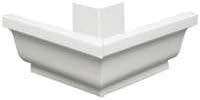 27202 Aluminum Gutter Outside Mitre White - 5 in.