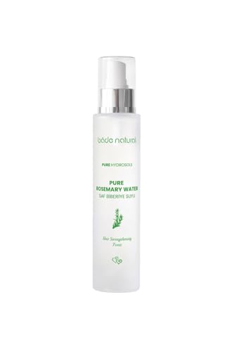 Bade Natural 100% Pure Rosemary Water Hair & Scalp Tonic – Natural Rosemary Scalp Care Formula – Strengthens, Nourishes & Supports Fuller-Looking Hair – Vegan & Alcohol-Free – 3.4 oz