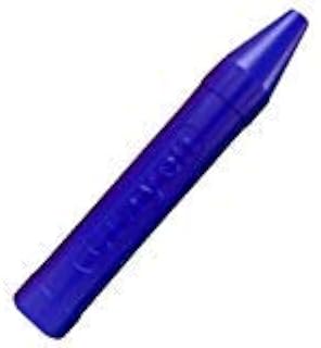 Single Blue Jumbo Plastic Crayon Piggy Bank (20