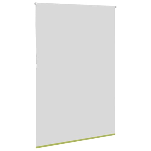Store enrouleur occultant vert 150x210 cm en polyester Klemmfix