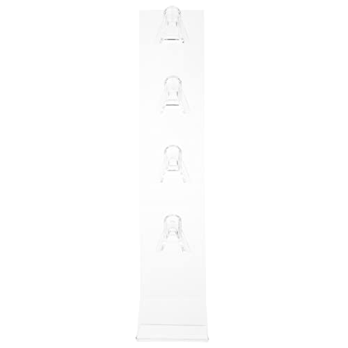 Veemoon Minimalist Acrylic Glasses Storage Rack 4 Tier Display Stand for Sunglasses Eyewear