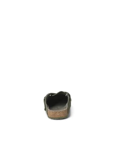 Mules de ante JACK & JONES Jfwlouis con acabado premium en caqui 4