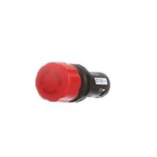 ABB CE3T-10R-01 Push Button Switch, 30 mm, Twist Release, 1 NC, Red