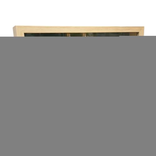 Bordes estéticos modernos en este shadowbox de mano con paneles interiores de diseño 7