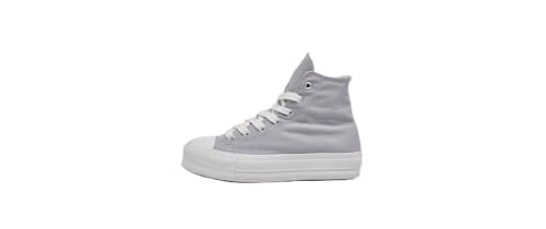 Image of Converse CTAS Lift High Top Women's Shoes, Ghost Town /Vintage White, Size 5.5
