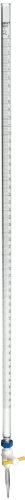 Kimble 17121H-50 25mL Threaded Closure Fit Burette, with Straight Bore PTFE Stopcock