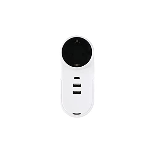 Chargeur USB-C 20W pour salon et bureau avec tête rotative et prise secteur 16A WE