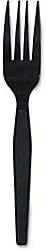 Genuine Joe - GJO30403 Heavyweight Fork Black Medium