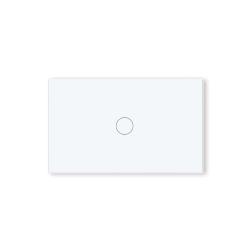 LOUYSGEN Smart Light Switch,Neutral Wire Required,White 1 Button