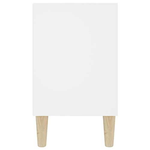 vidaXL-Mueble-de-TV-con-Patas-Soporte-Mobiliario-Aparador-Estante-Salon-Sala-de-Estar-Dormitorio-Decoracion-Blanco-1035x30x50-cm-Madera-Maciza