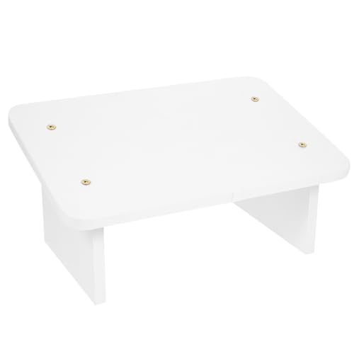Repose-pied sous table en bois contre le mal de dos au bureau - 2