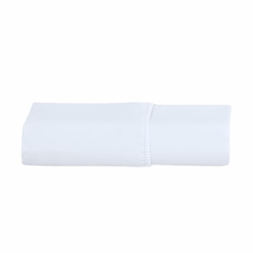 Lençol Avulso/Kit com Elástico Algodão Egípcio 300 Fios Toque Gelado - Solteiro/Casal/Queen/King - Hipoalergênico Não faz bolinhas (Branco, Queen Avulso c/elastico)