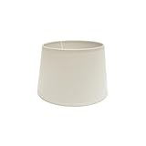 Pantalla Clara E27 Beis, con diseño cónico abierto, ideal para iluminar tu espacio. Sus medidas de 25x20x16 cm son perfectas para aportar un estilo elegante y cálido.
