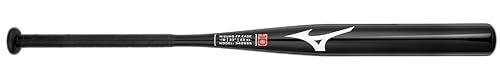 Mizuno CRBN1 - Cage Bat - Fastpitch Softball Training Bat (-10) | 33 Inch 1 Piece Composite Womens Fast Pitch Bat | Black