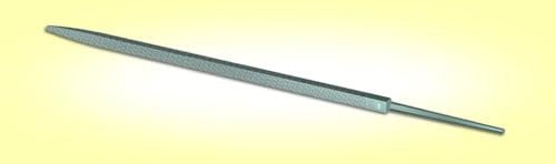Image of Tata Agrico Files - 125mm Slim Taper with Handle, Multi-Usage Sharpening Handtool | Consistent Finish,Silver (Pack of 4, FIL066)