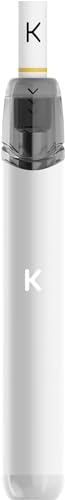 KIWI Pen, Cigarrillo Electrónico con Pod System, 400mAh, 1,8 ml, sin nicotina, sin E-Liquid (Artic White)