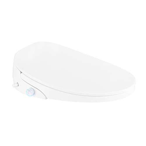 OVE Decors Virtuoso Smart Toilet with Integrated Bidet Seat, Heated Seat with Auto Flush and Warm Water and Multi Function Remote Control, White