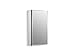 KOHLER K-CB-CLC1526FS Single Door 15-Inch by 26-Inch by 5-Inch Aluminum Cabinet