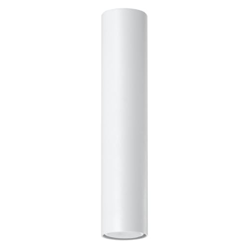 Lampe à LED SOLLUX éclairage salon contemporain en acier blanc épuré