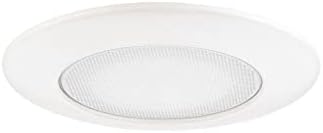 Seagull 11033AT-15 6`` Flat Glass Shower Trim, 6, White