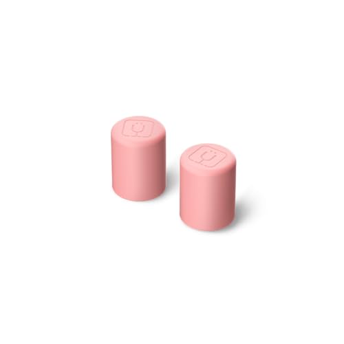 BrMate Magnetic Straw Caps | Silicone Straw Topper 2-pack | Dust & Dirt Resistant | Compatible with All Era and Resa Tumblers (Guava)