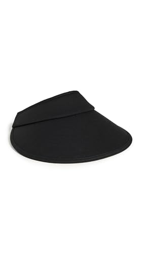 Favorite Daughter Womens Visor with Embroidered Logo Black One Size