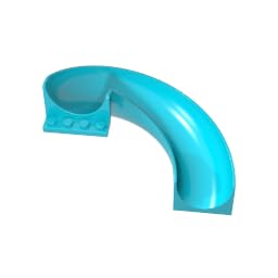 Props 6X12X8 Slide 5PCS Compatible with Lego 11267 GDS-2072 Classic Bulk Toy MOC Color:Medium Azure