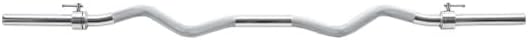 DANNO D5748 Barbell Shaft, Curl Bar 28 Total Length: 47.2 inches (120 cm), Diameter: 1.1 inches (28 mm), Grip Width: 31.9 inches (81 cm)