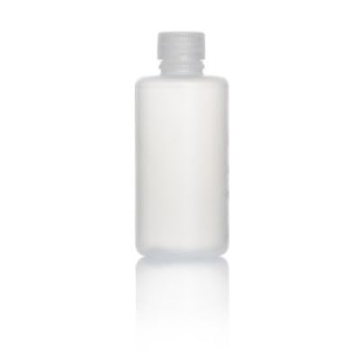 RS PRO Hochdichtes Polyethylen Laborflasche 125ml, Ø 51 mm Vorratsflasche Enghalsig, Packung a 10 Stück