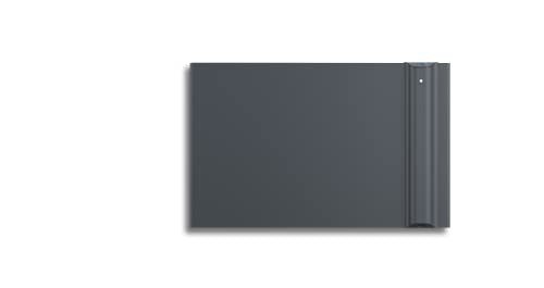 Radialight KLIMA 10 (1000W) Wi-Fi blanco/gris | Radiador eléctrico bi-modo con control inteligente controlable con controles a bordo o con la aplicación Radialight | Wi-Fi integrado | (gris antracita) Cover