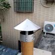 Extractor de humos de chimenea regulable 8-30 cm de acero inoxidable 3