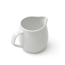 1 Pcs Amazingmarketonline Ceramic White Espresso Coffee Creamer Pourer Pitcher Barista 3 Oz Kitchen Home Craft Milk Frothing Jug #TOP3
