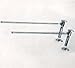 Brasstech 491/01 1/2" IPS x 3/8" O.D. Lavatory Supply Kit with 3/8" O.D. x 20" Rigid Bullnose Supply Tube