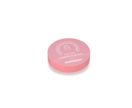 YOYORY Under Eye Patches for Dark Circles & Puffy Eyes - 60 Hydrogel Eye Mask Patches with Caffeine, Collagen & Niacinamide - Anti Wrinkle Smile Line Patches, Self Care Gifts for Women,Light Pink