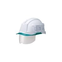Amazon | [ミドリ安全] ヘルメット 作業用 PC製 シールド面 IDケース付