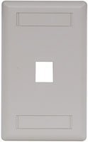 IFP11OW - Hubbell 1-Port Rear-Loading Single-Gange Faceplate, Office White, Pack of 5
