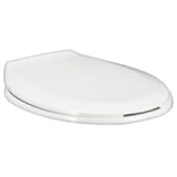 RV Toilet Seat - For Thetford Aqua Magic Style Toilets | White with Cover | |...