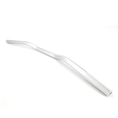 Barre poignée moto guidon universel 22mm alliage argent dirt bike