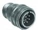 Circular Connector, 97 Series, Straight Plug, 10 Contacts, Crimp Pin - Contacts Not Supplied
