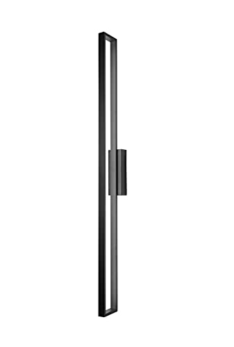 Mantra Iluminación. Modello DURBAN Applique rettangolare da 99,5 cm realizzata in polistirene finitura colore nero