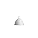 Kuzco Lighting PD1712-WH Chroma - 11.75 Inch 16W 1 LED Pendant, White Finish with White Acrylic Glass with Heavy Plated Dome Metal Shade